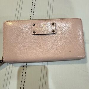 Kate Spade Light Pink Leather Wallet